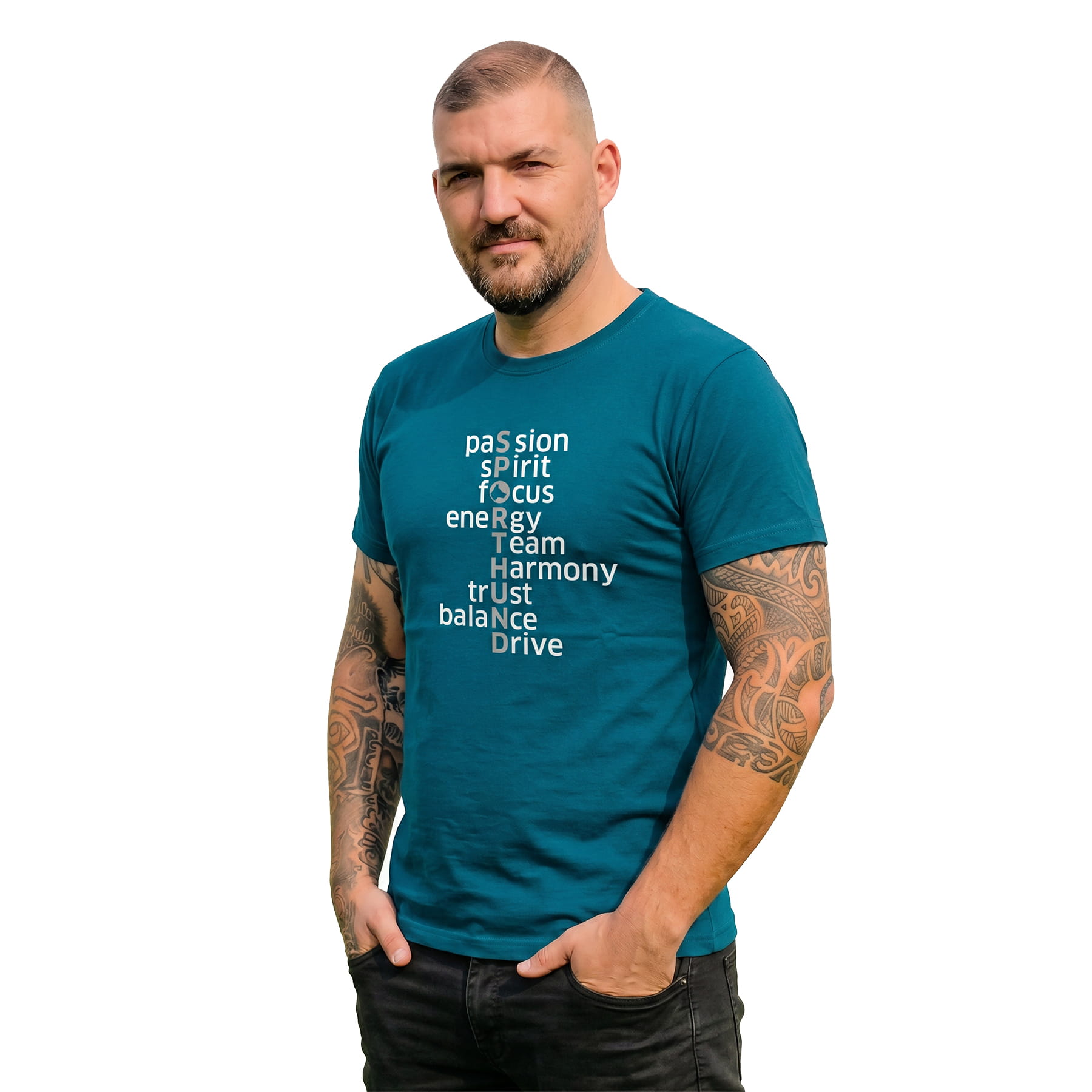 passionShirt focus Herren petrol 4XL