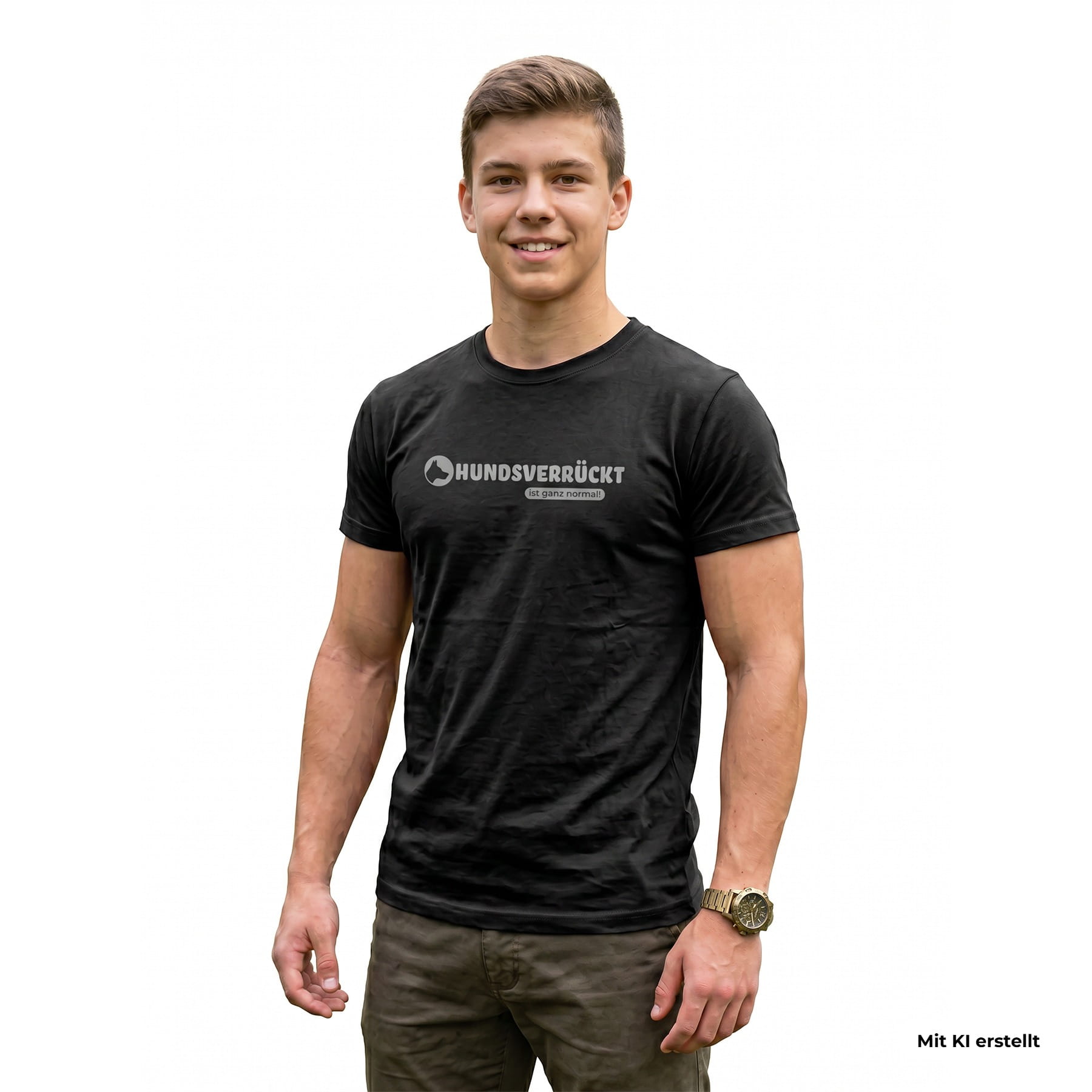passionShirt crazy Herren ebonygrau 2XL