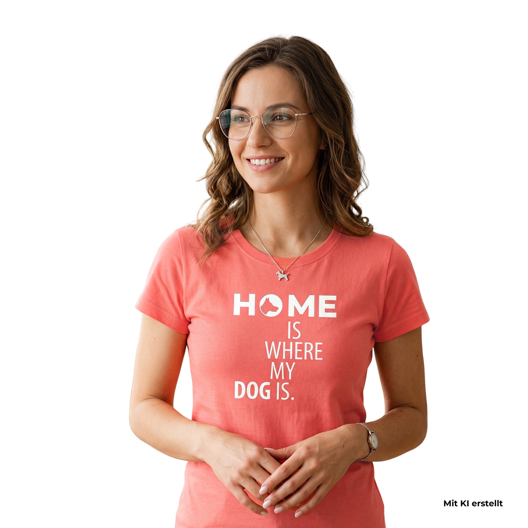 passionShirt home Damen koralle S