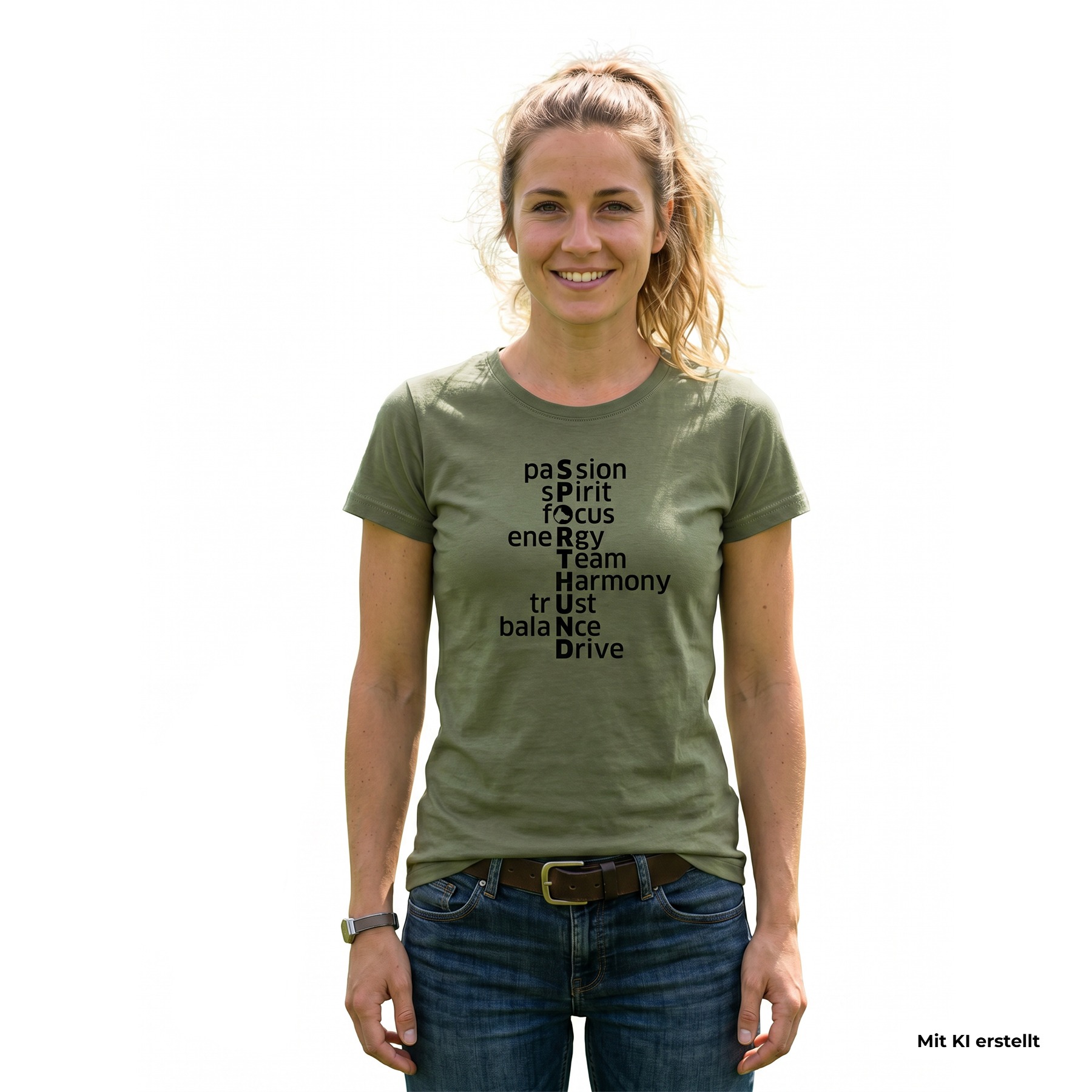 passionShirt focus Damen olive S