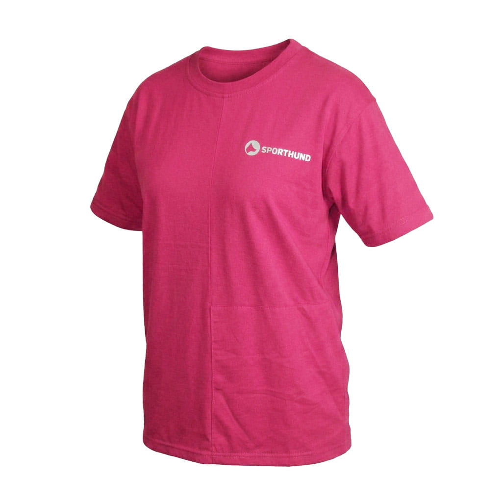 Sporthund Taschenshirt pink L