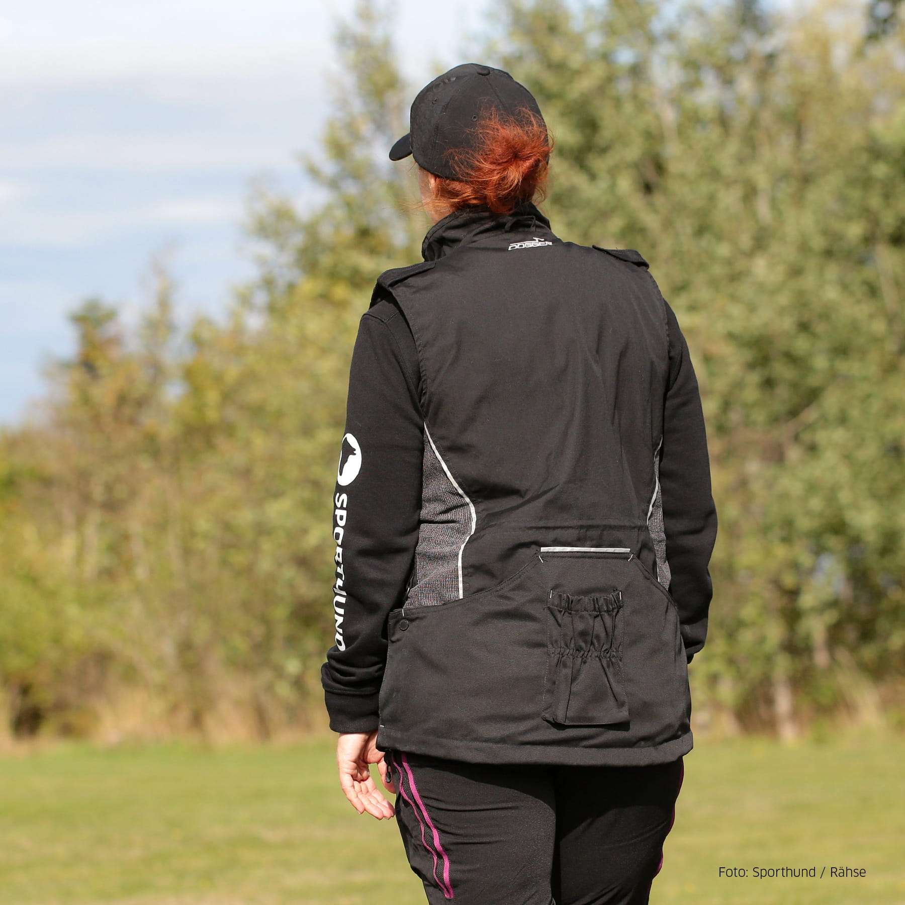 DOGGER XENA Weste Damen schwarz XL