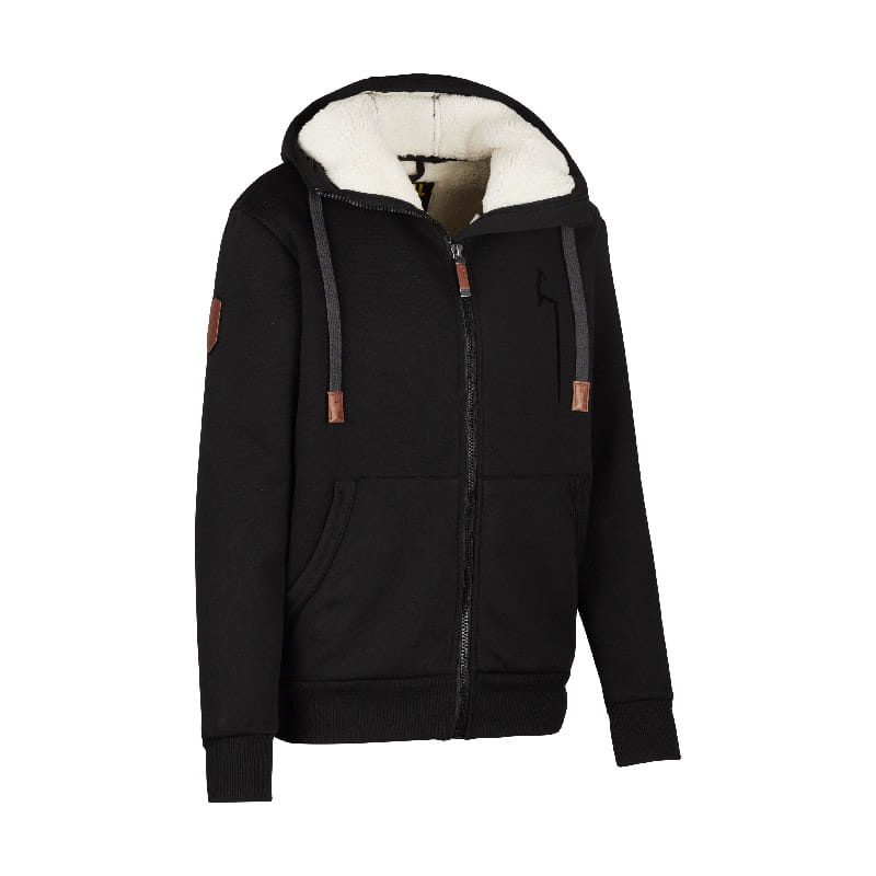 DOGGER Winterhoodie Herren Schwarz