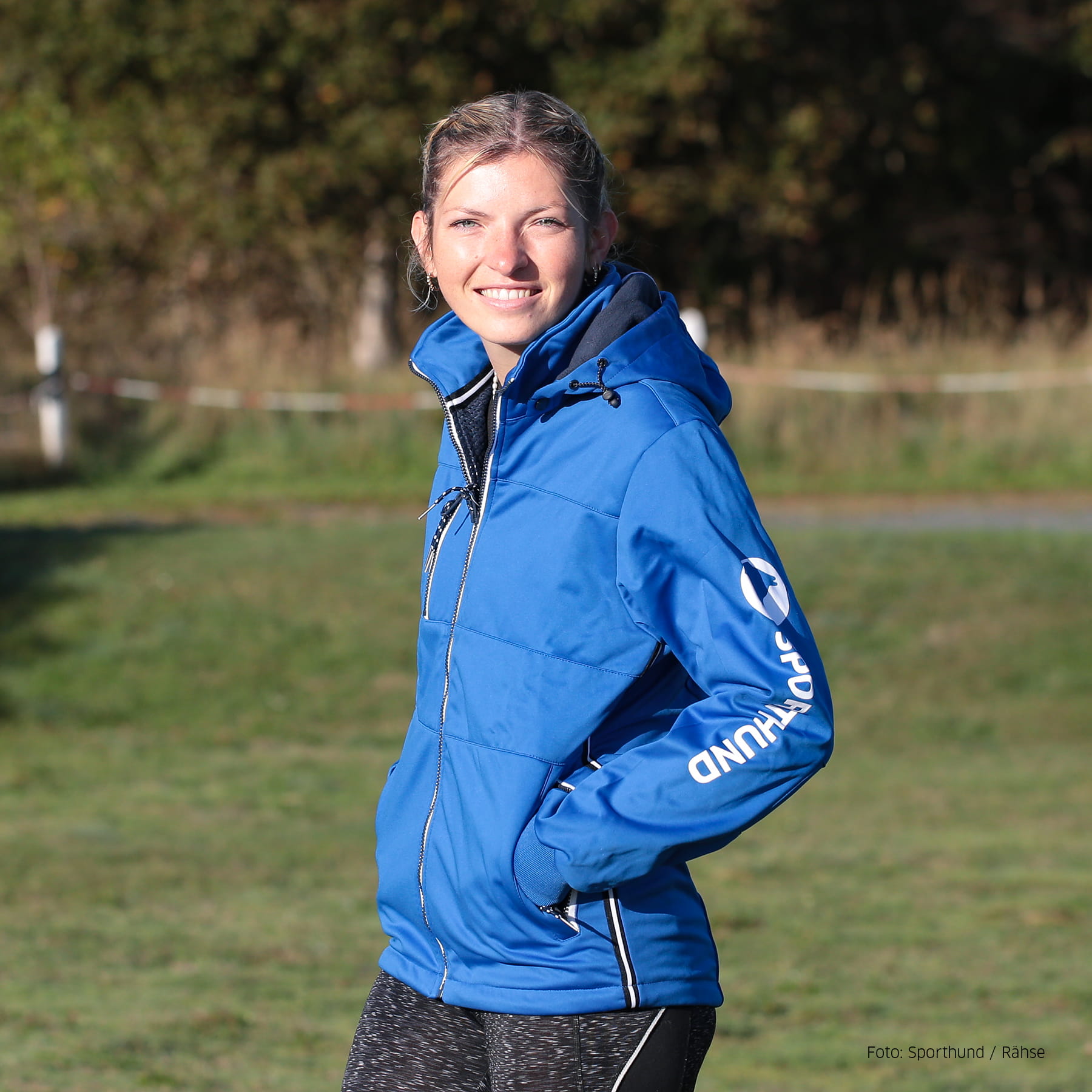 Sporthund Softjacke blau Gr. L