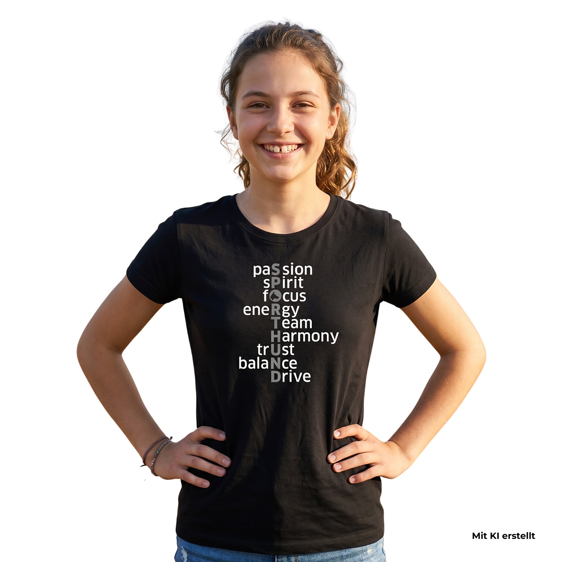 passionShirt focus Damen ebonygrau XS