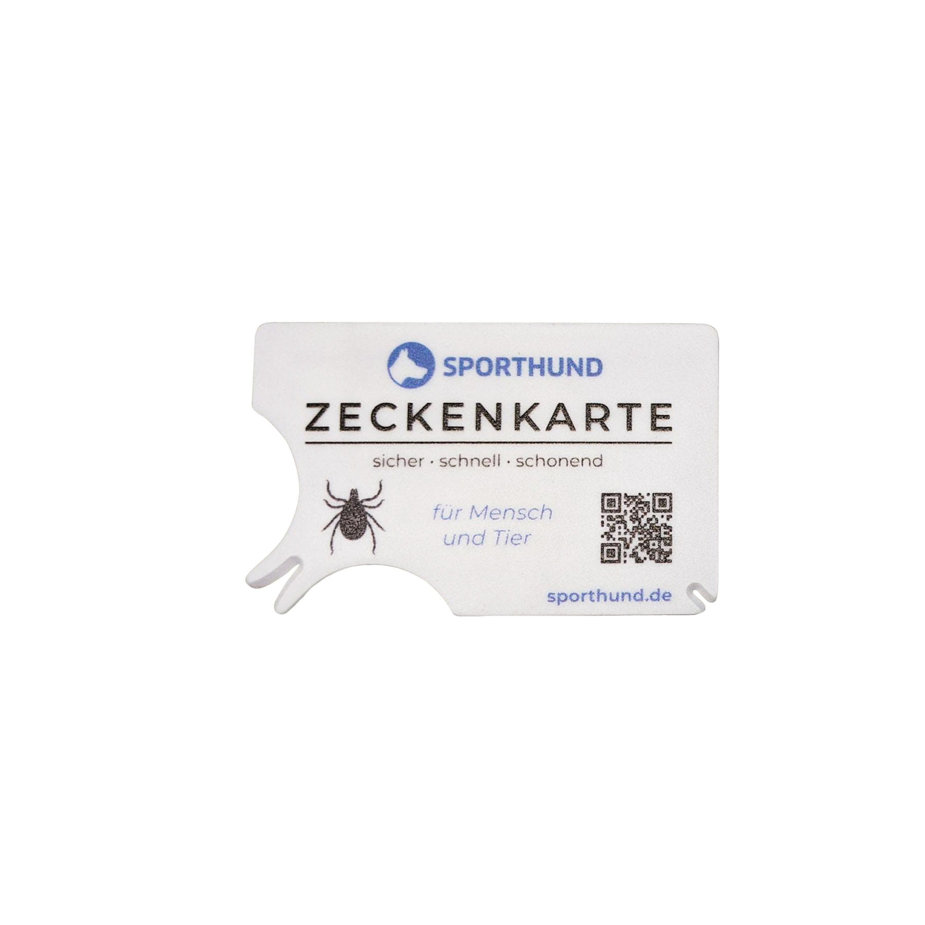 Sporthund Zeckenkarte