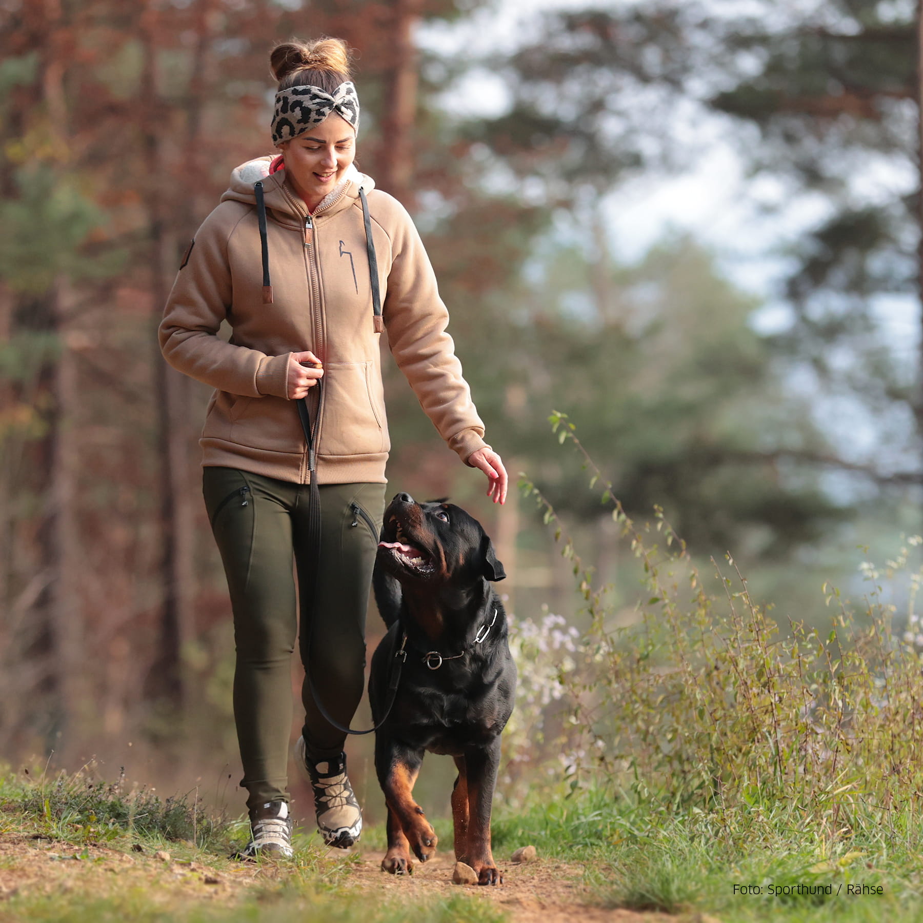 DOGGER Winterhoodie Damen camel 46