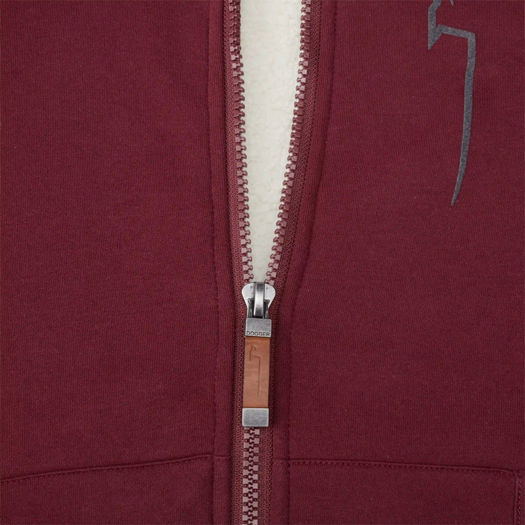 DOGGER Winterhoodie Damen granat 44
