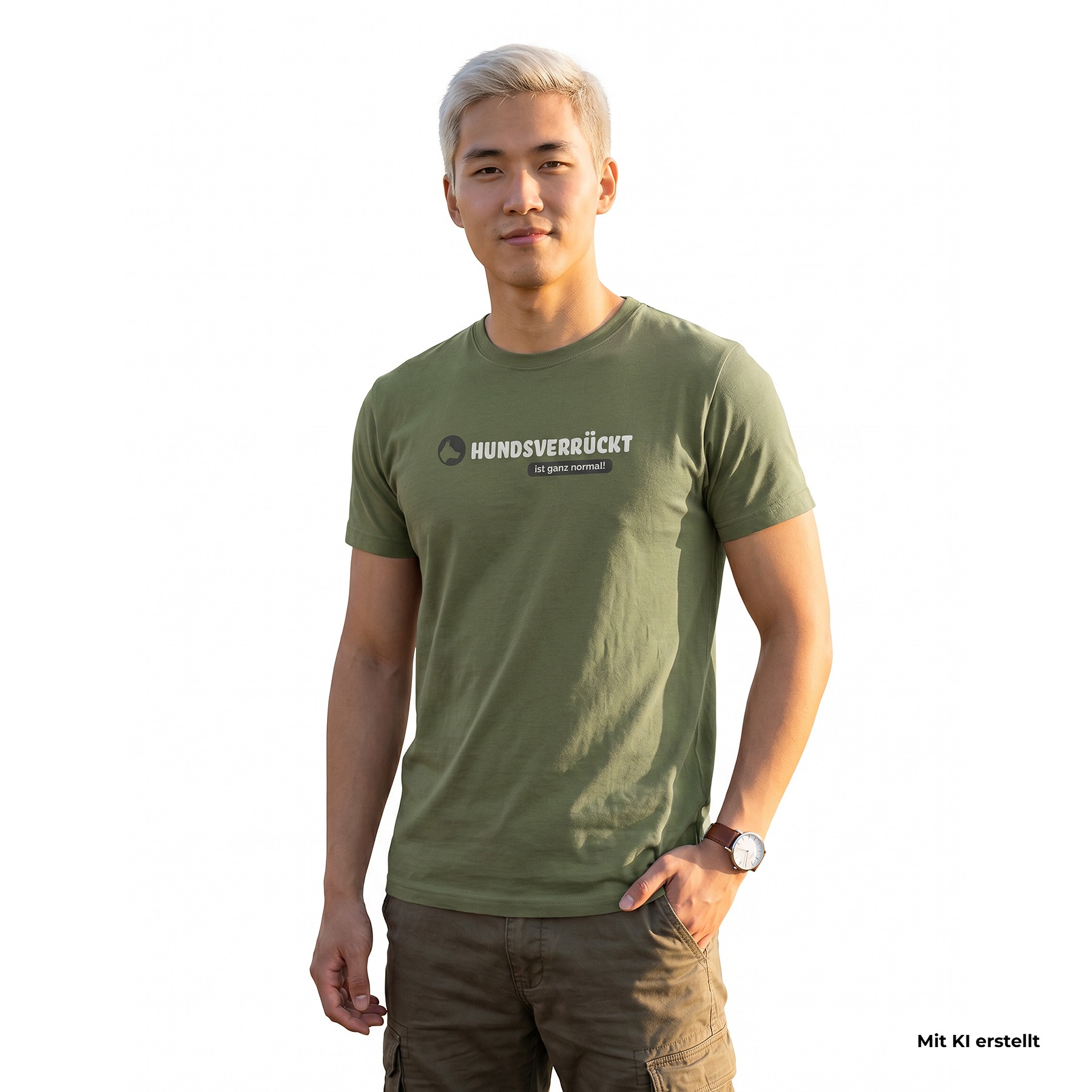 passionShirt crazy Herren olive XL