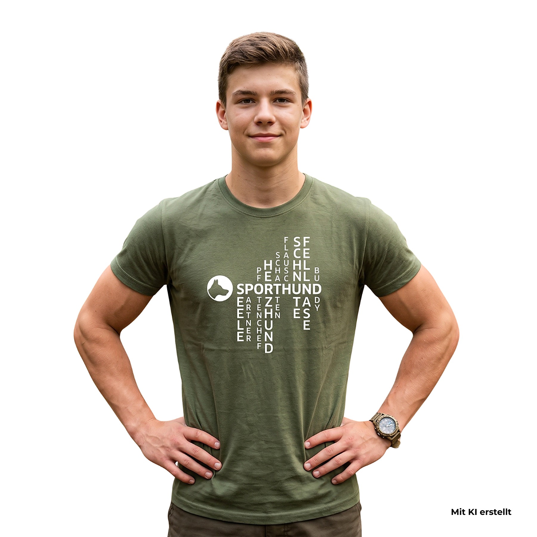 passionShirt matrix Herren olive S