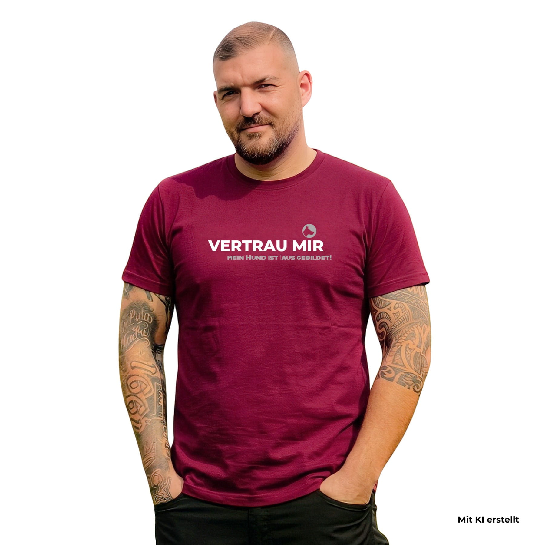 passionShirt trust Herren bordeaux M
