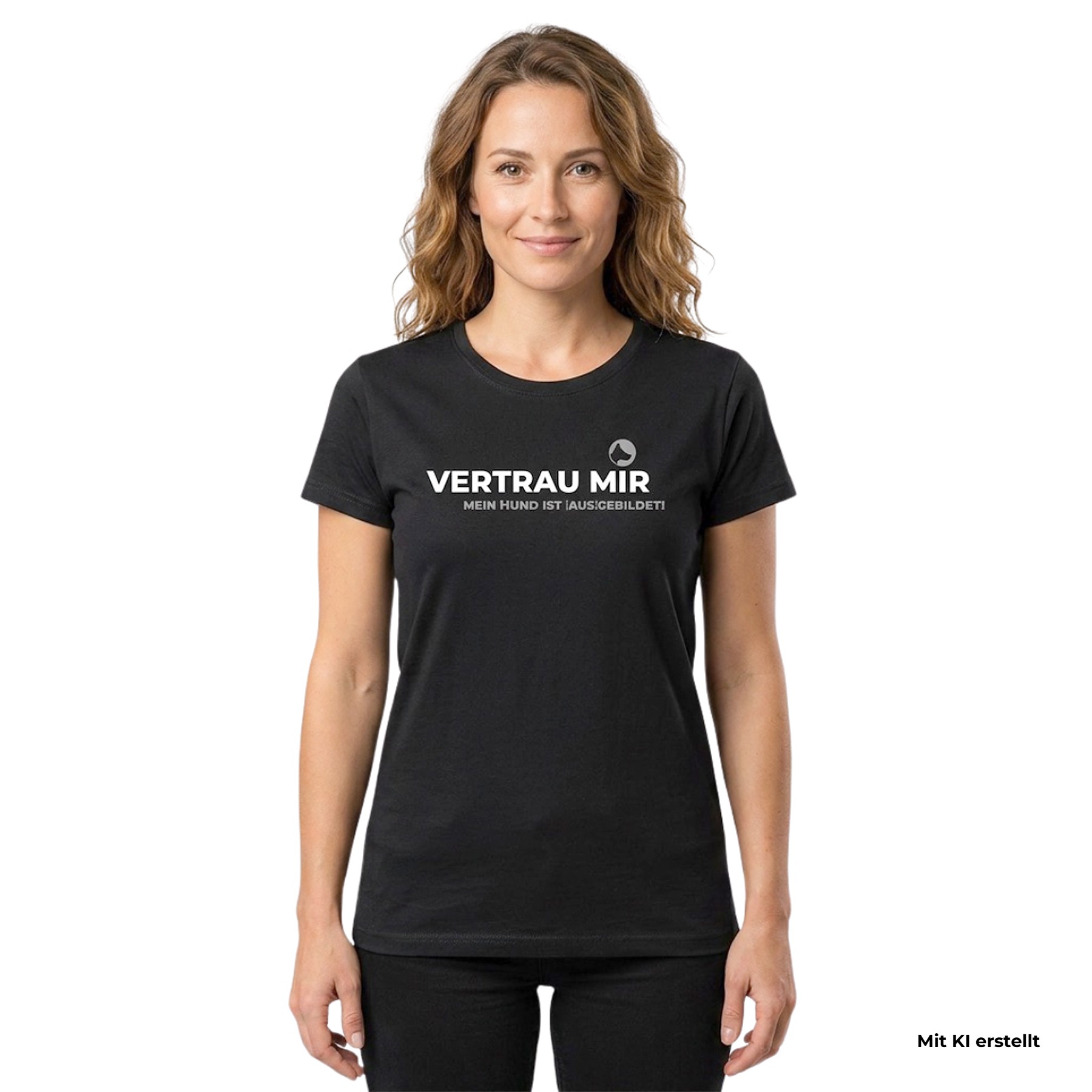 passionShirt trust Damen ebonygrau XL