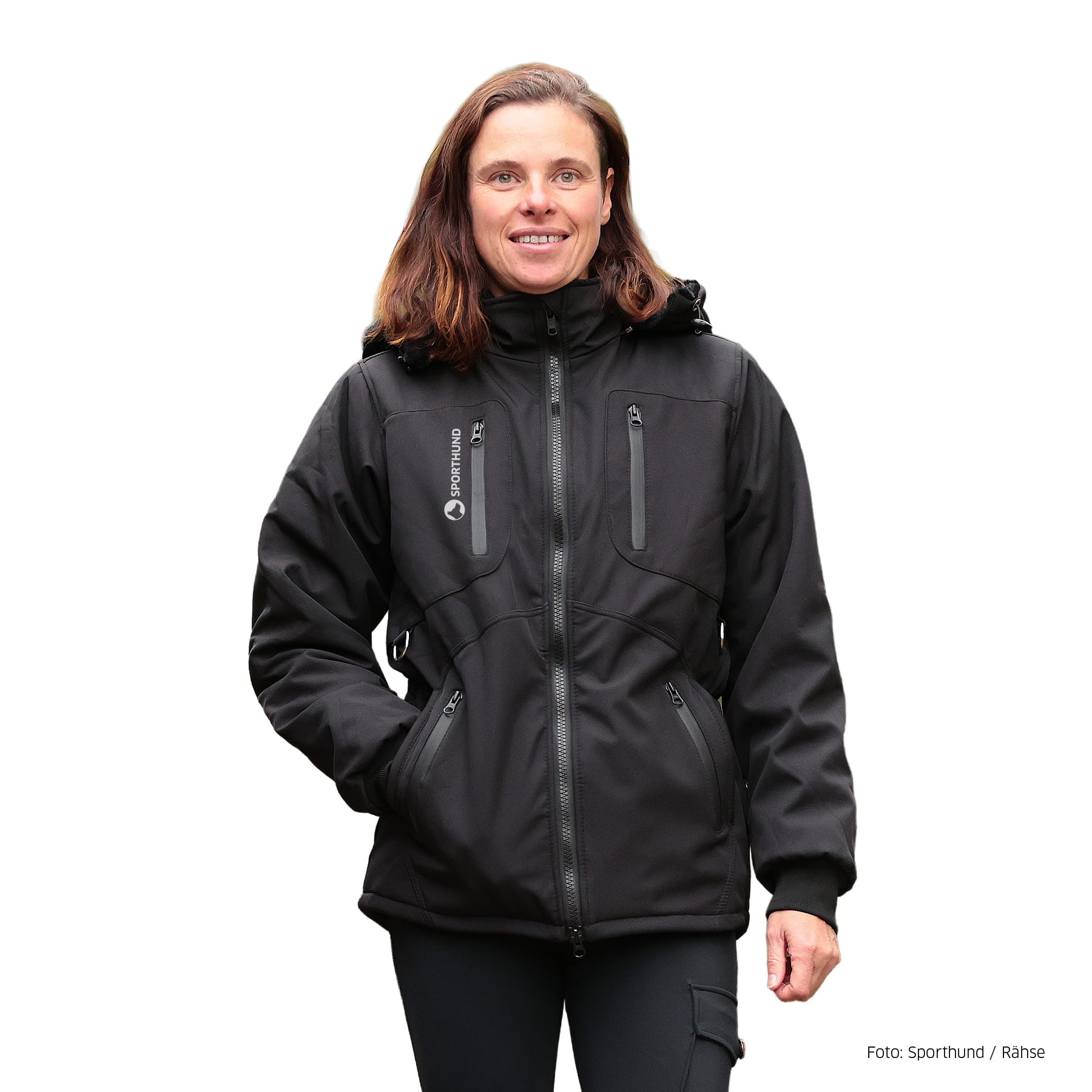 Sporthund Winterjacke Pfiffikus schwarz