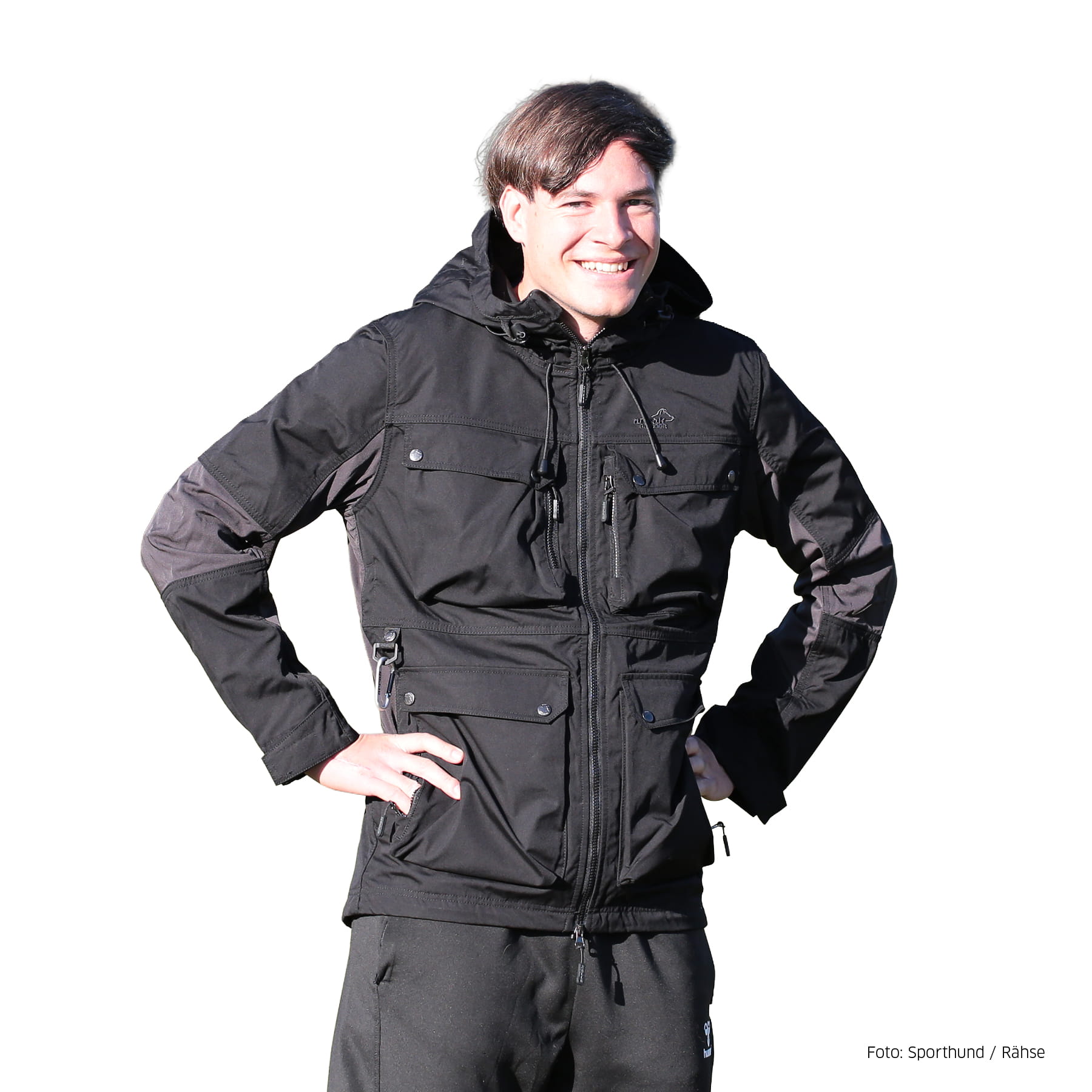 Arrak Hybrid Jacke Herren Schwarz L