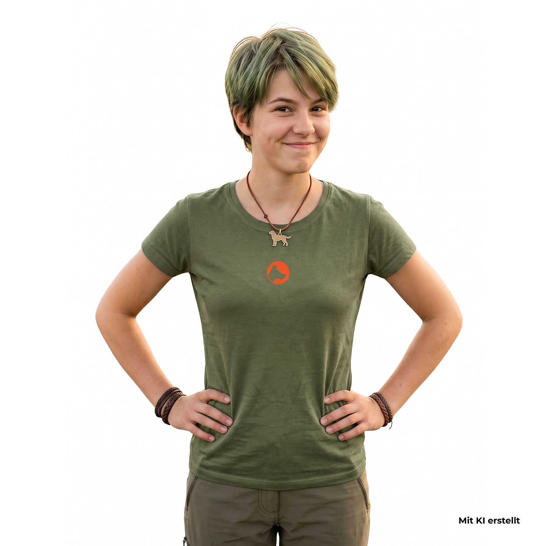 passionShirt pure Damen olive XS