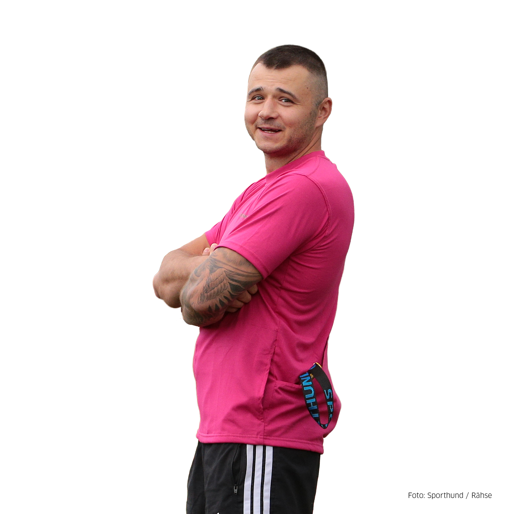 Sporthund Taschenshirt pink 3XL