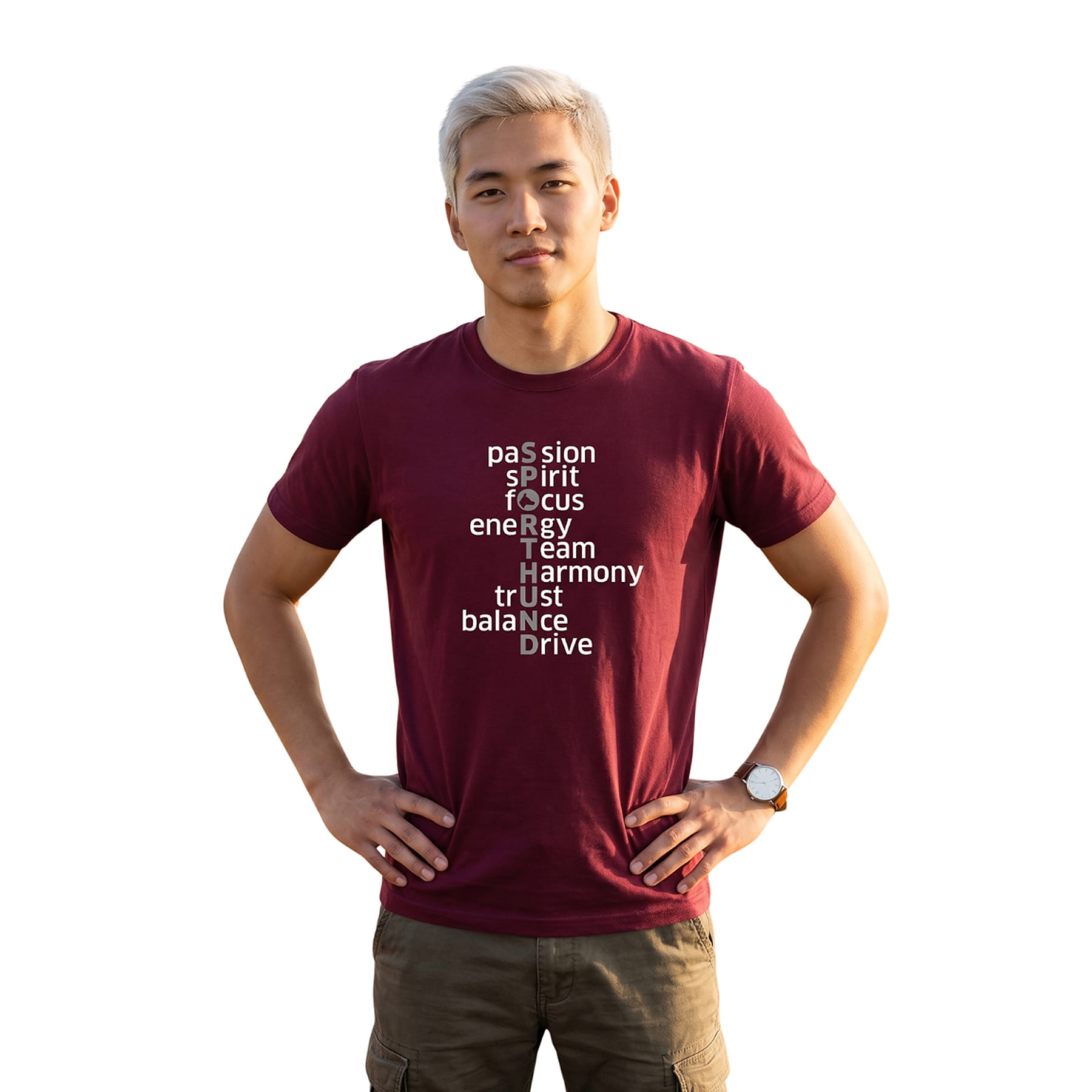 passionShirt focus Herren bordeaux L