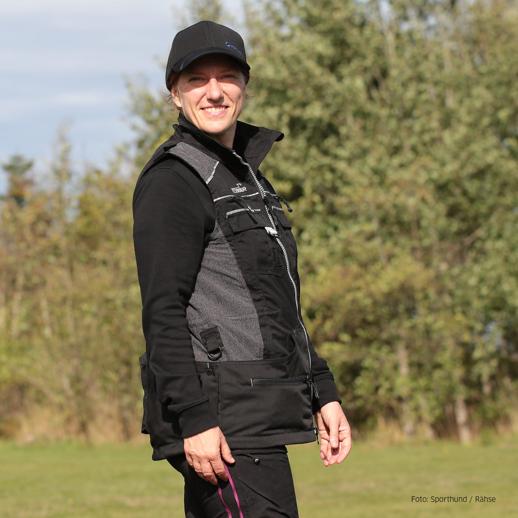 DOGGER XENA Weste Damen schwarz XL