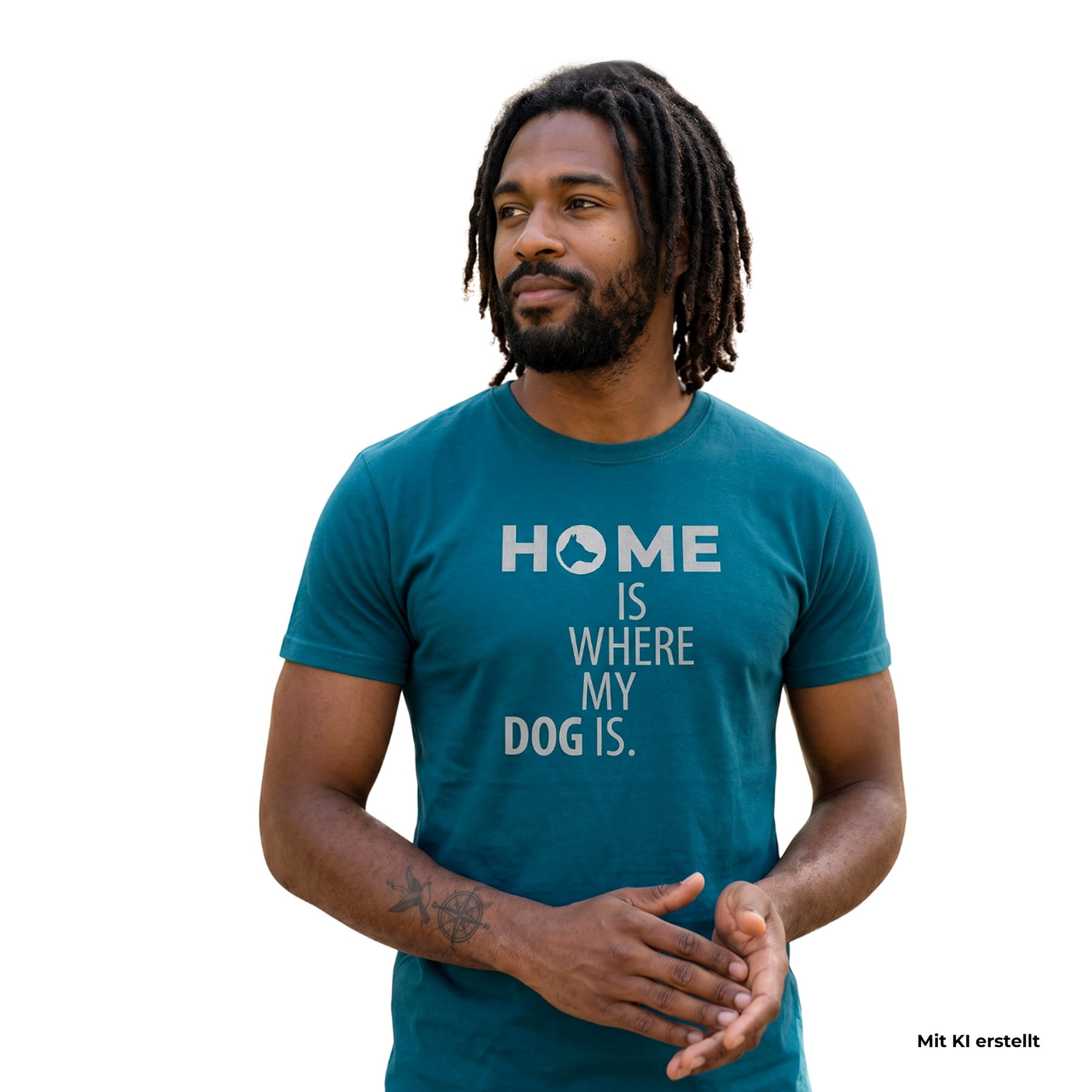 passionShirt home Herren petrol M