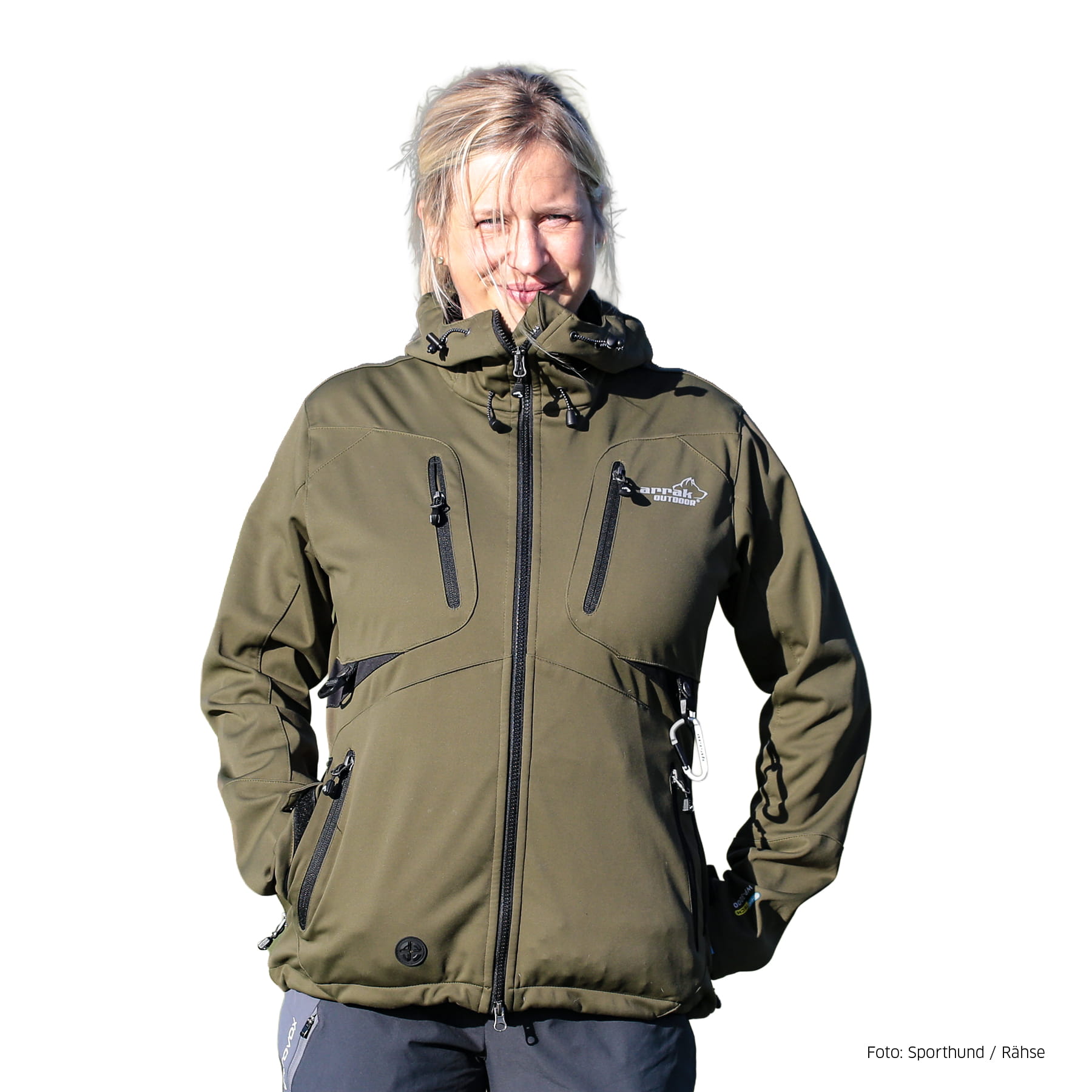 Arrak Softshelljacke Akka Damen Schwarz M