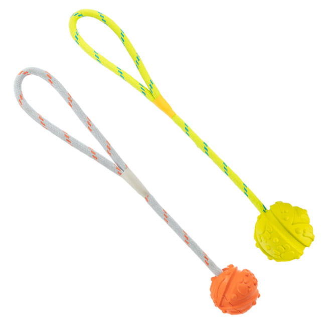 Ball am Seil schwimmend