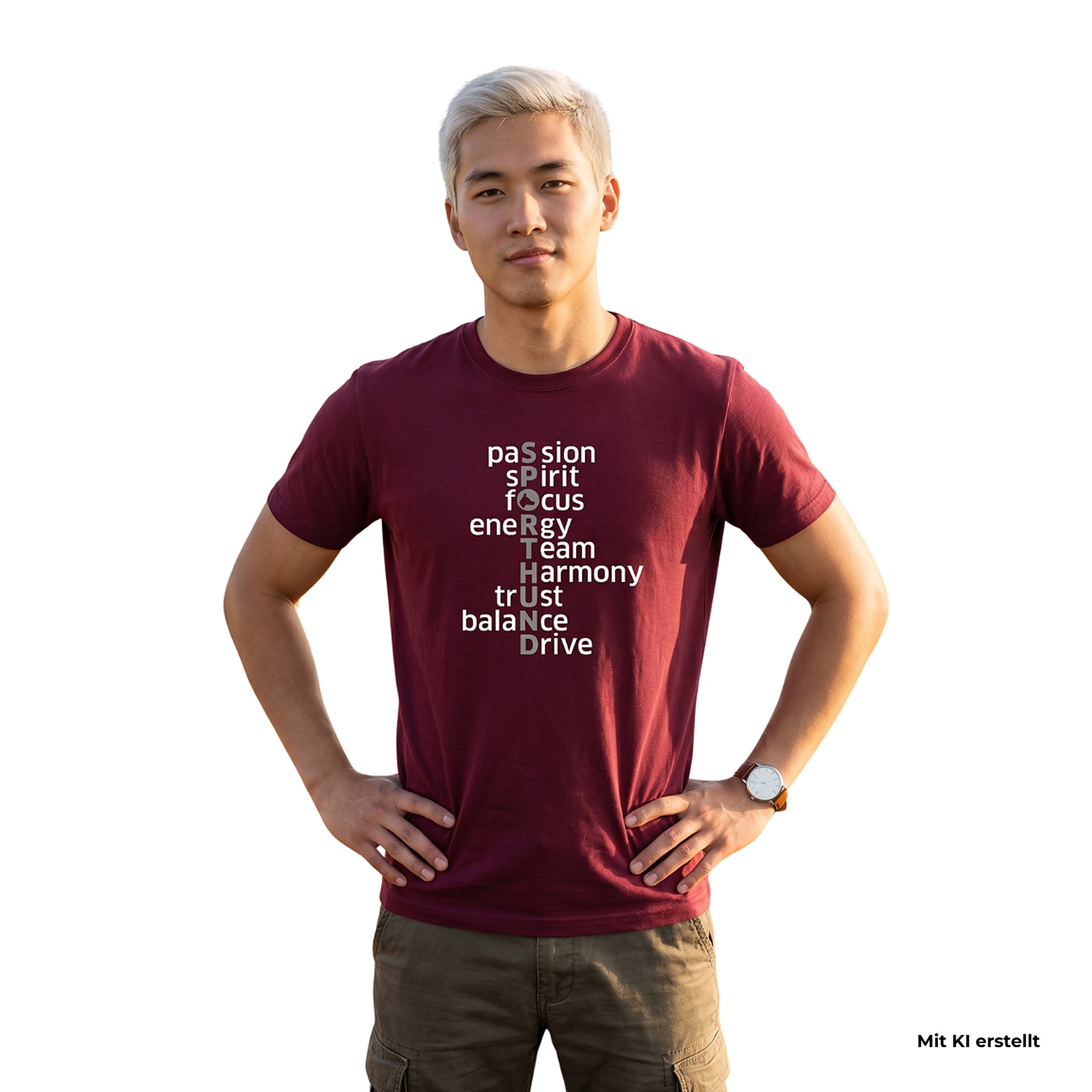 passionShirt focus Herren bordeaux XL