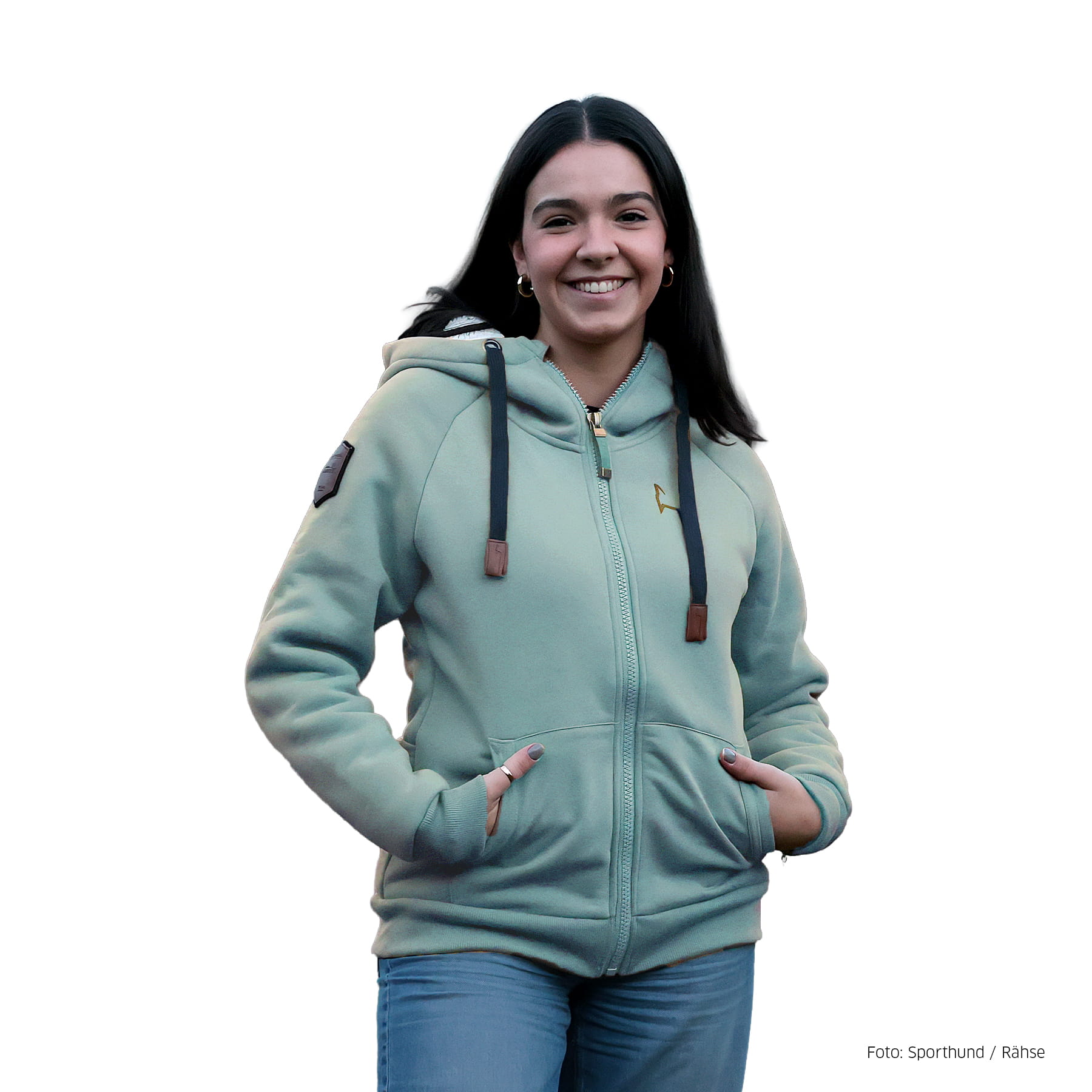 DOGGER Winterhoodie Damen blue lagoon
