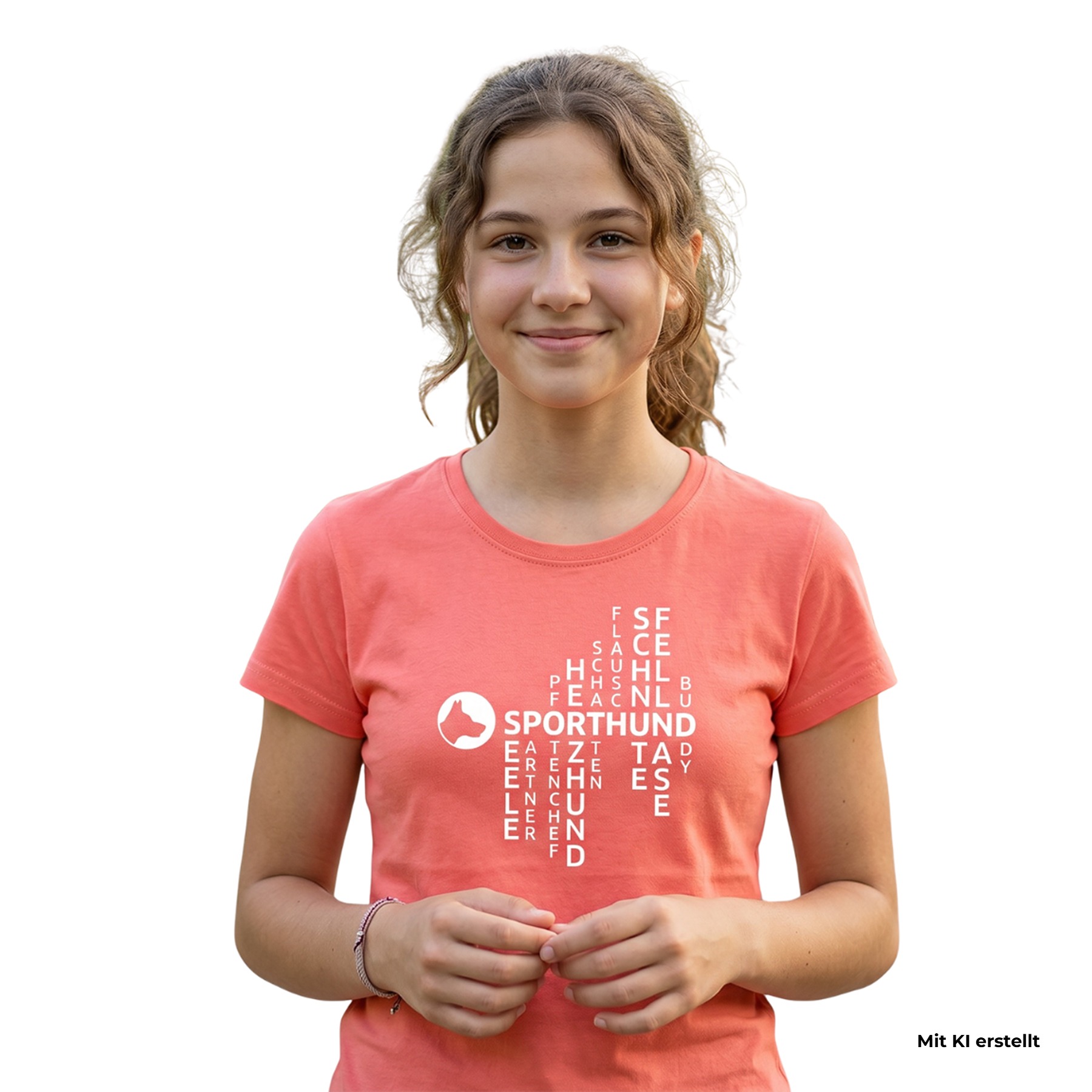 passionShirt matrix Damen koralle L