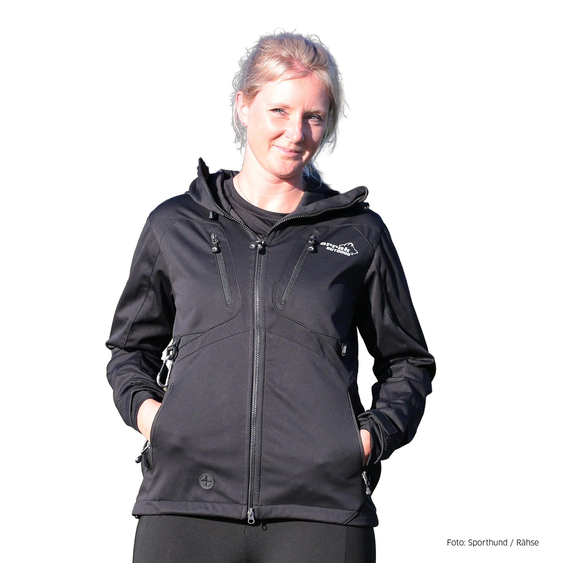 Arrak Softshelljacke Akka Damen Schwarz M