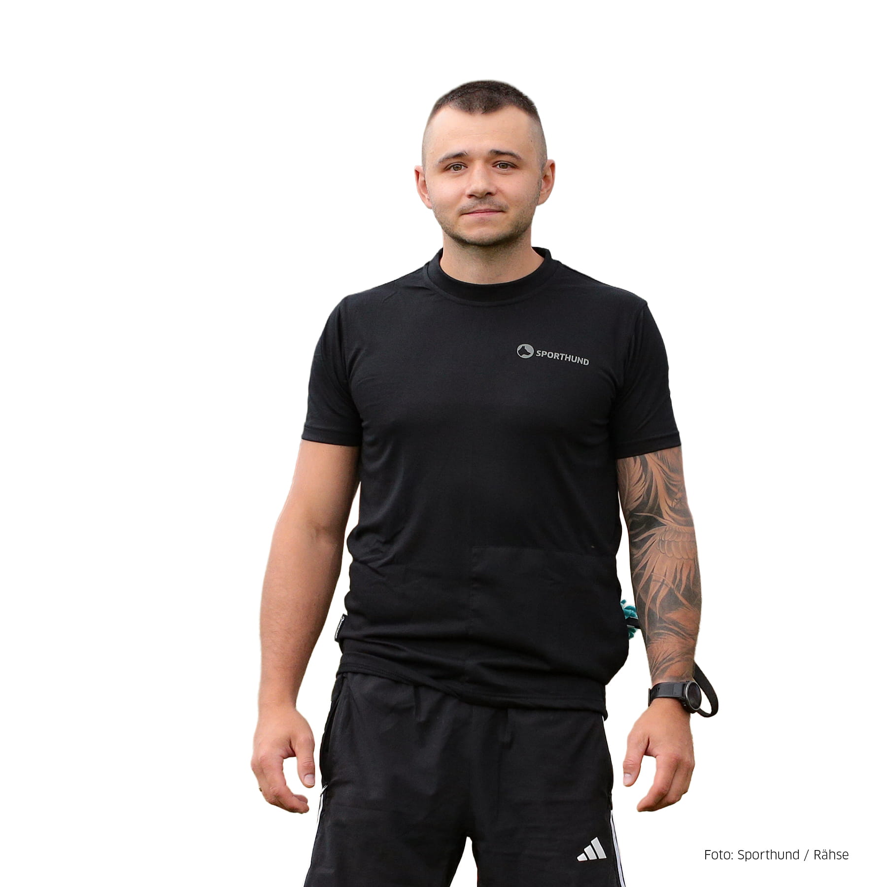 Sporthund Taschenshirt schwarz 3XL