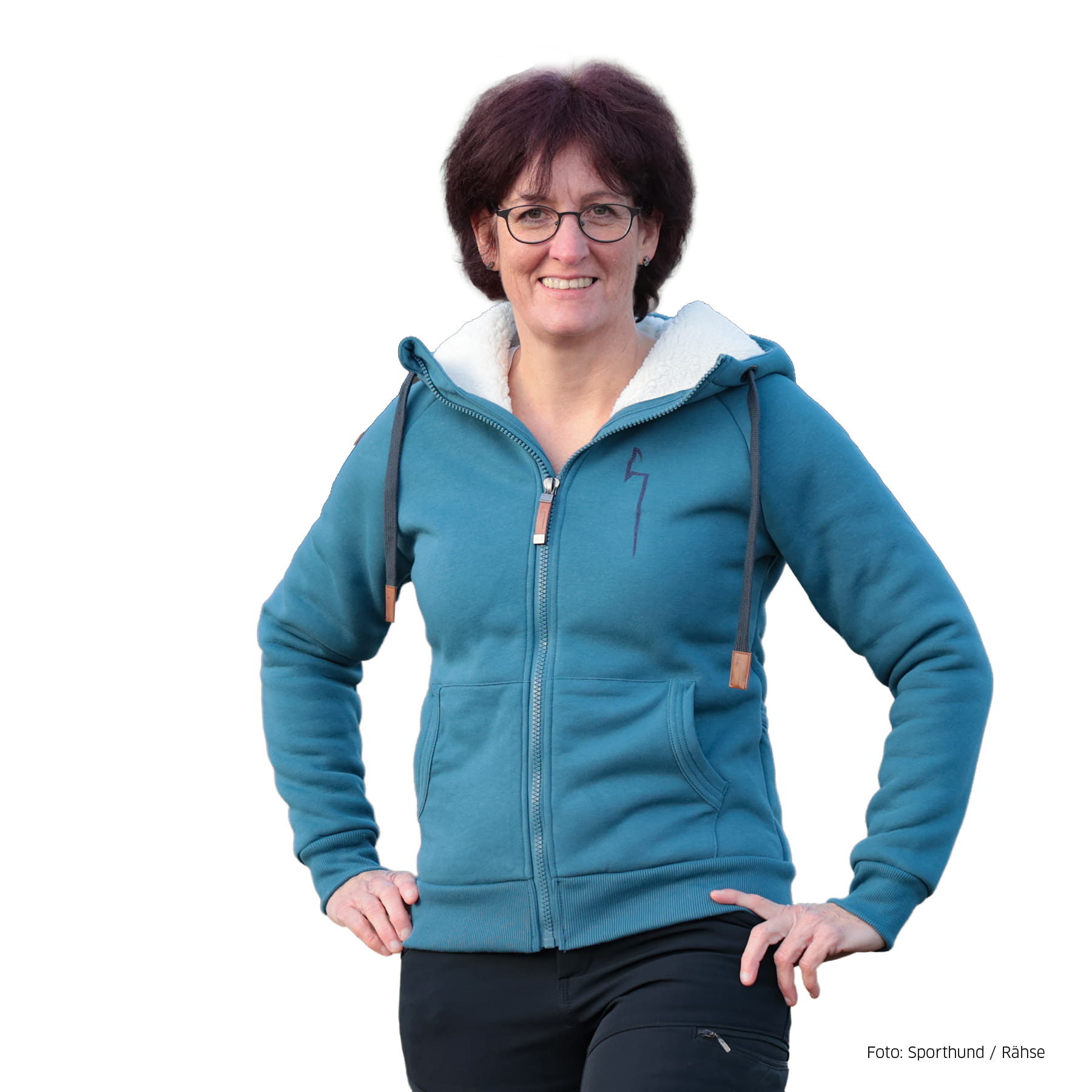 DOGGER Winterhoodie Damen smoke blue 34