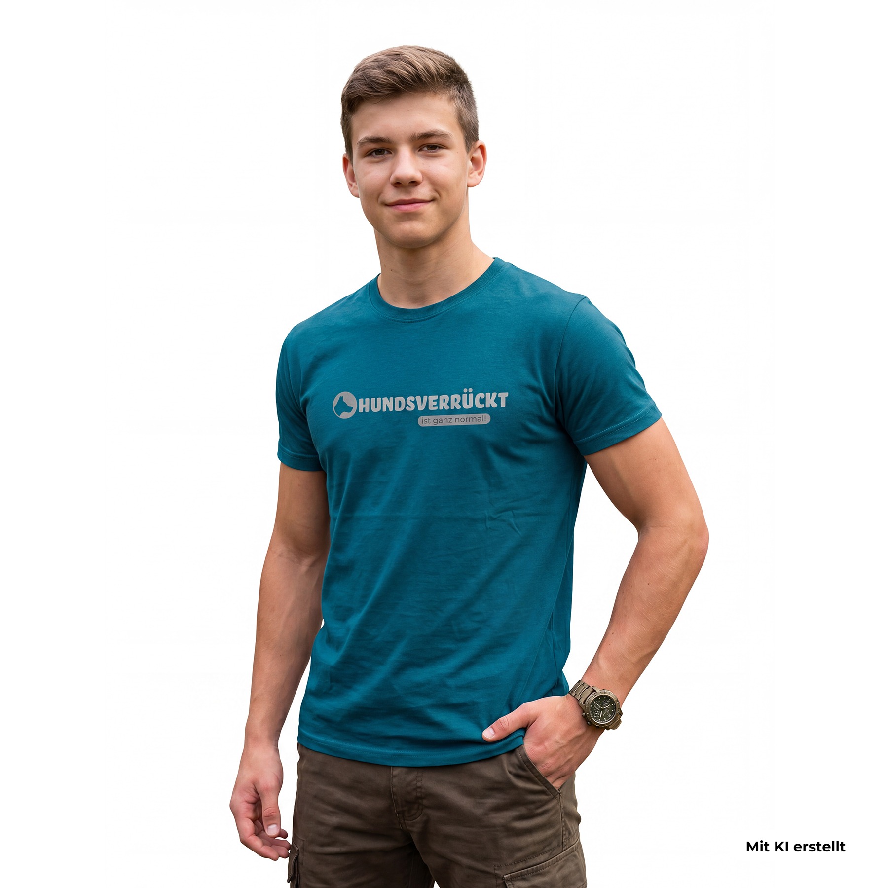 passionShirt crazy Herren petrol L