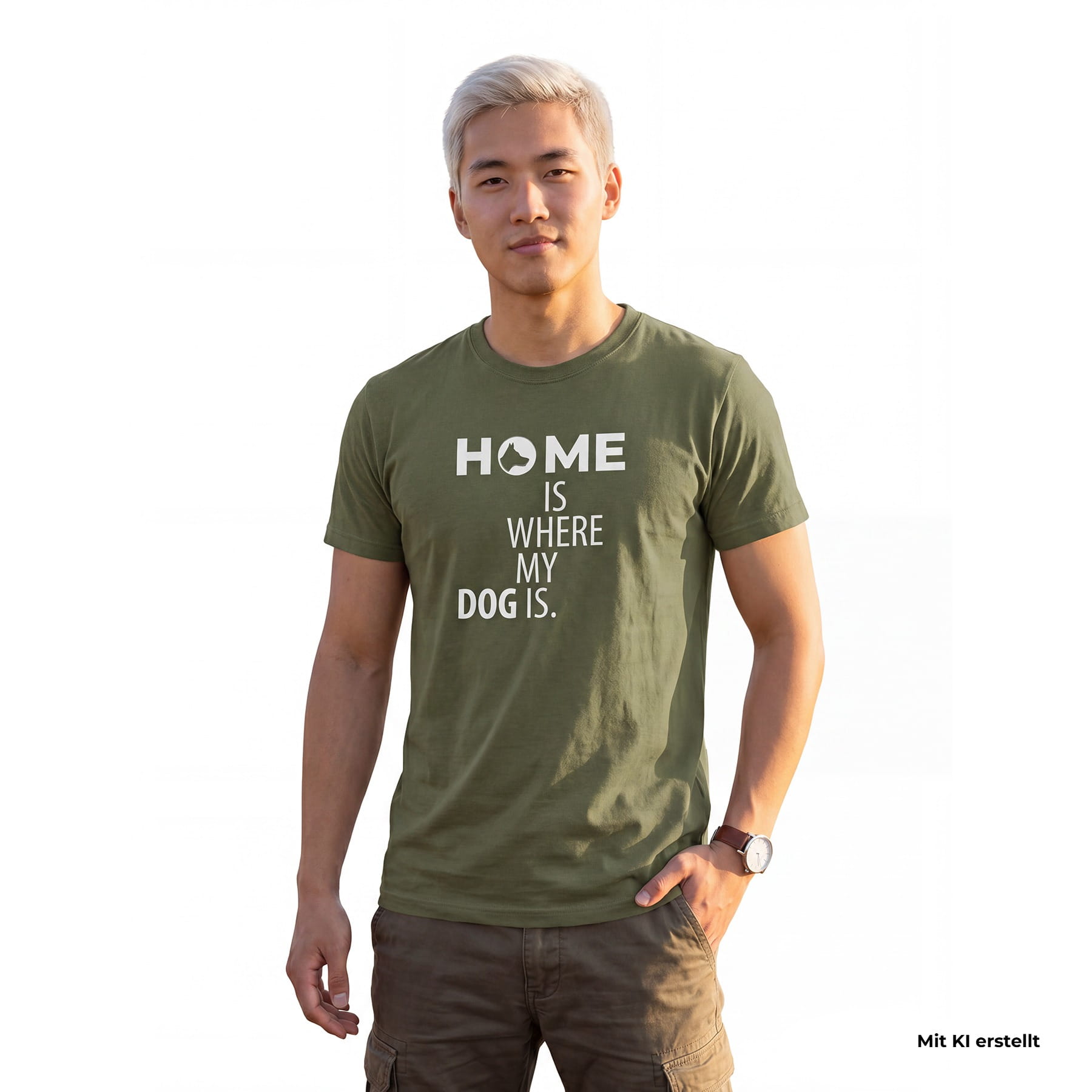 passionShirt home Herren olive M