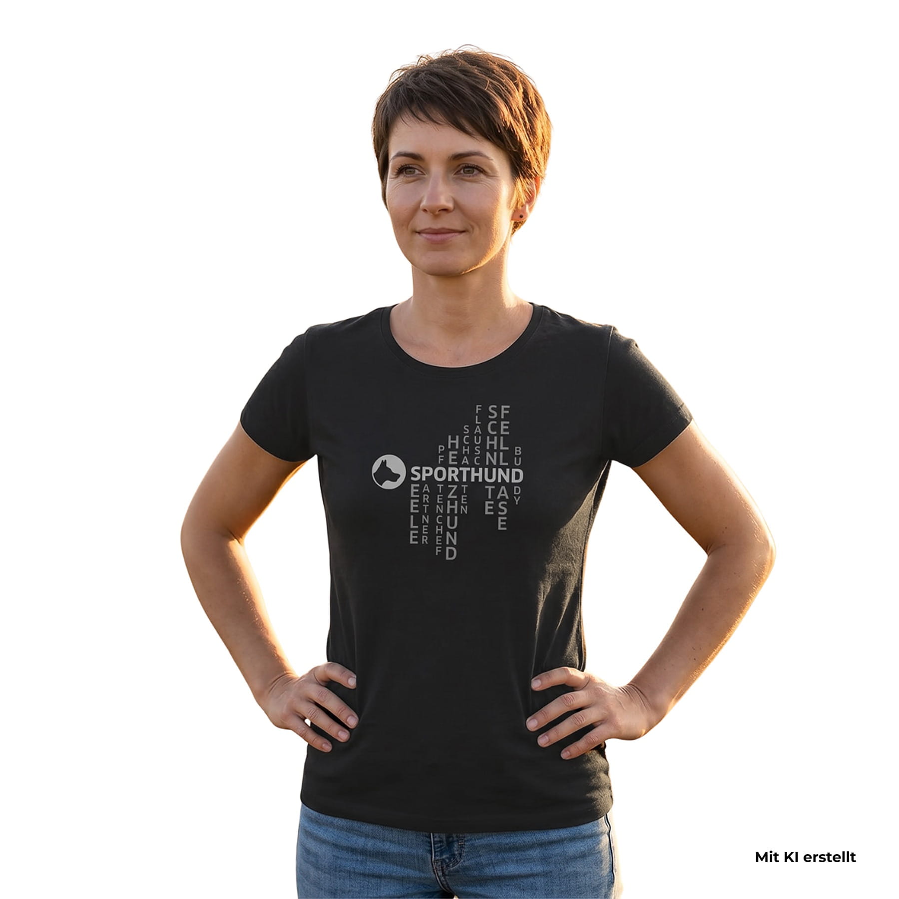passionShirt matrix Damen ebonygrau XS