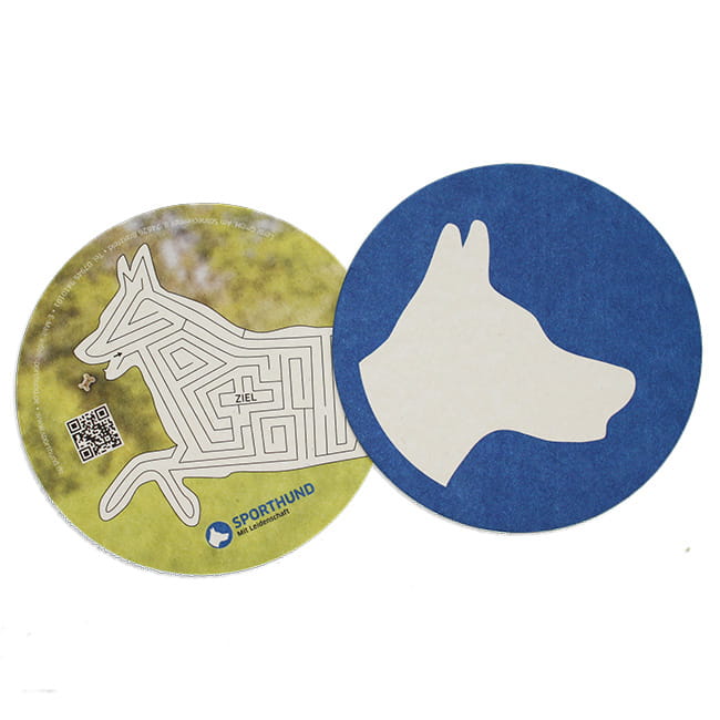 Sporthund Bierdeckel 10 Stück