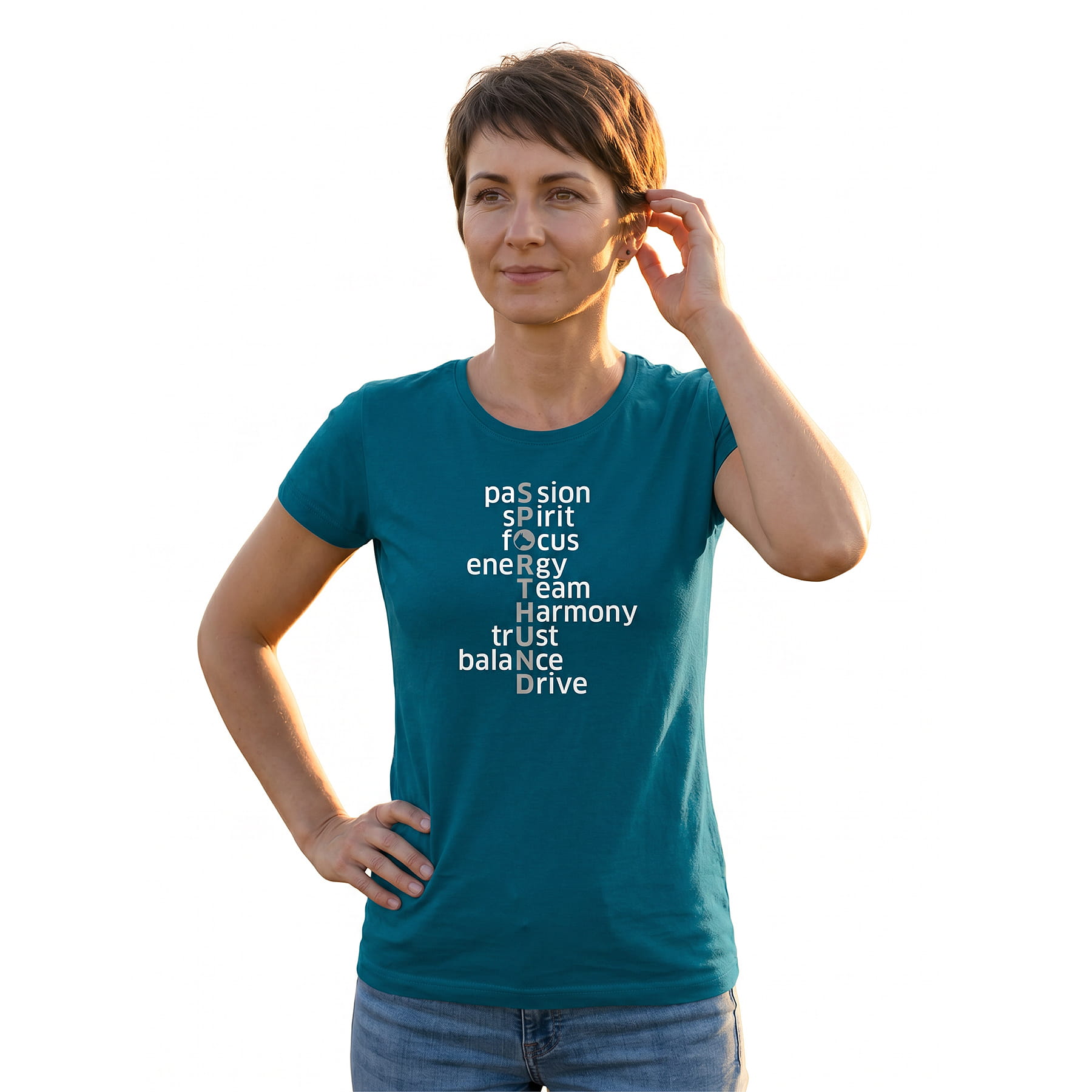 passionShirt focus Damen petrol 2XL