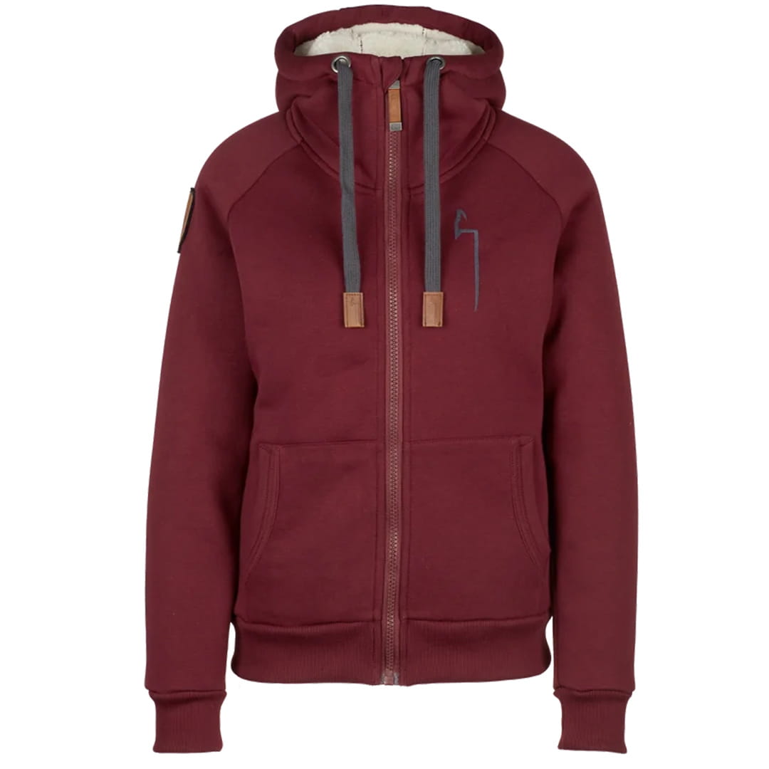 DOGGER Winterhoodie Damen granat 44