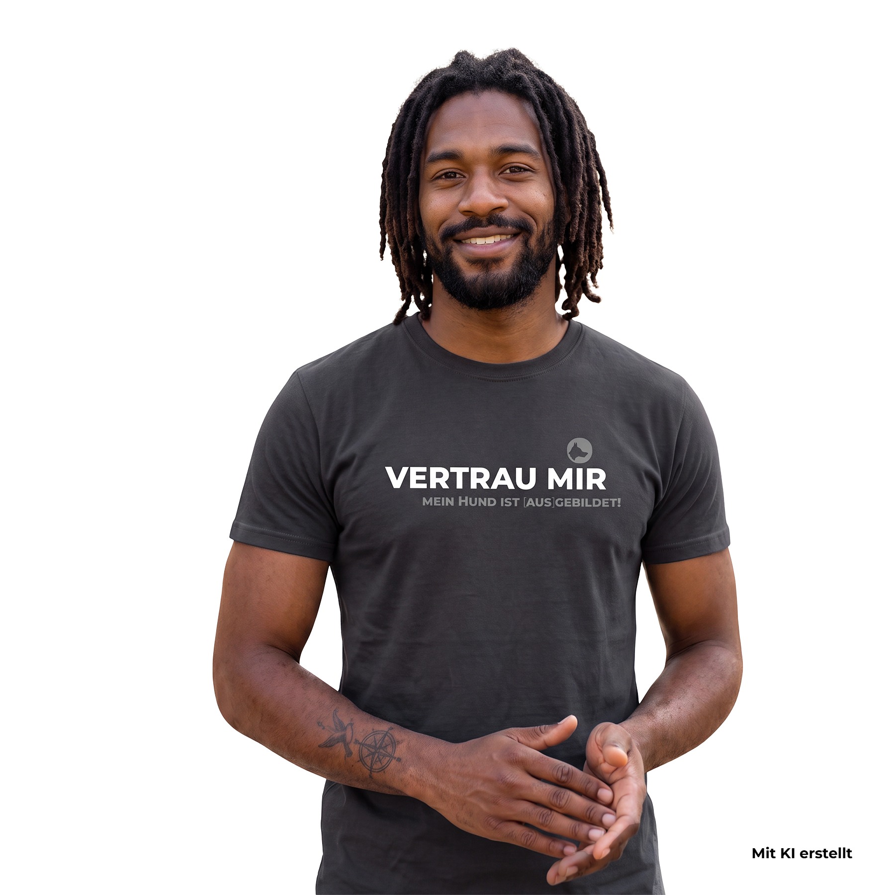 passionShirt trust Herren ebonygrau 2XL