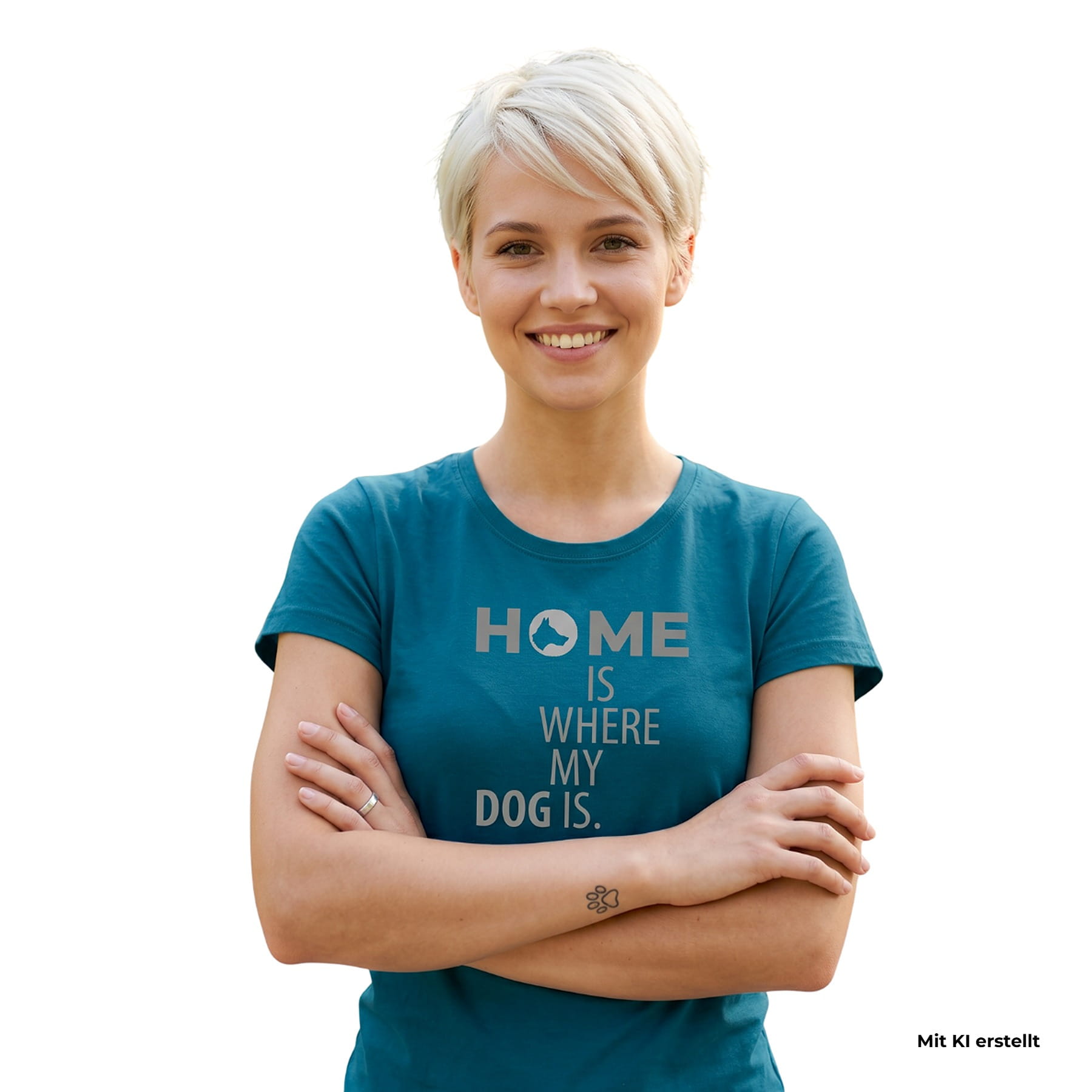 passionShirt home Damen petrol XL