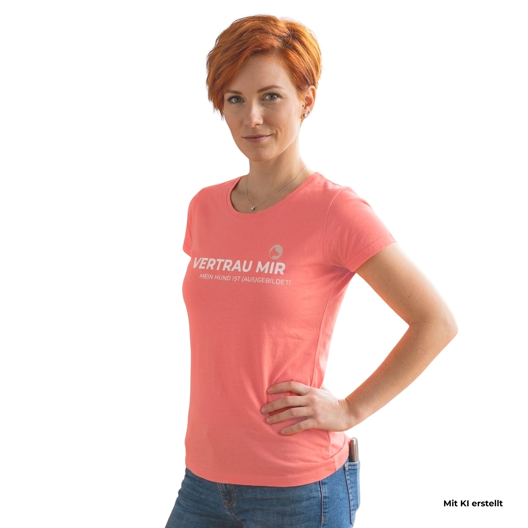 passionShirt trust Damen koralle 2XL