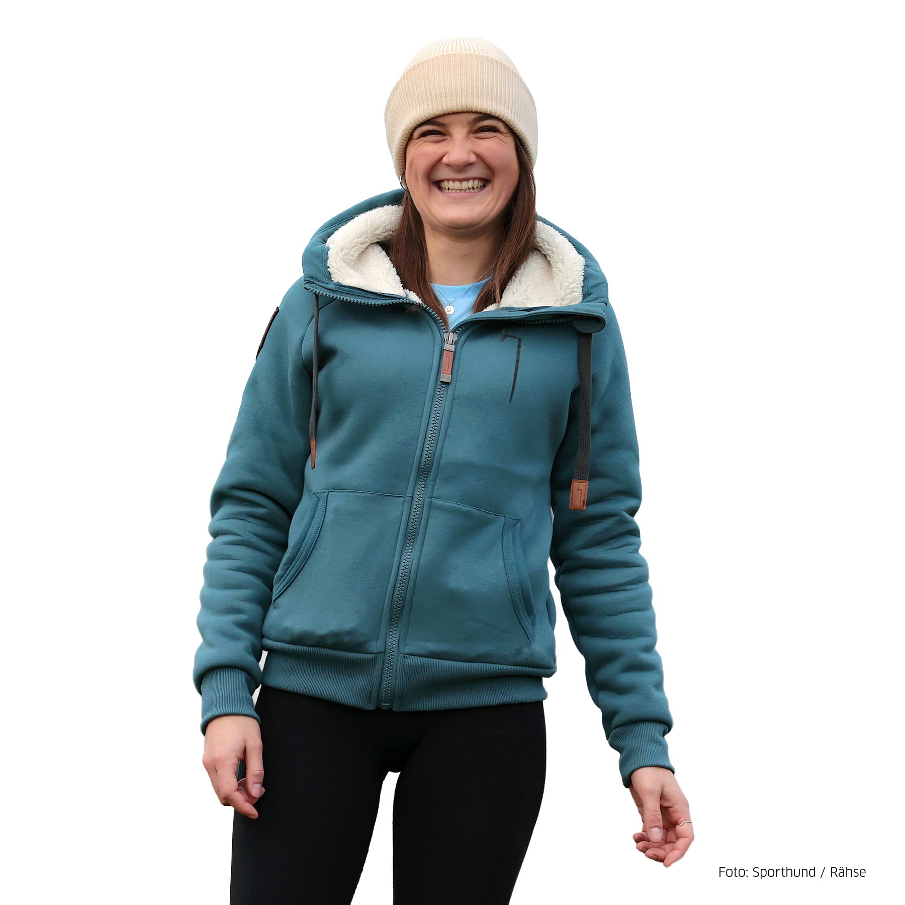 DOGGER Winterhoodie Damen smoke blue 34